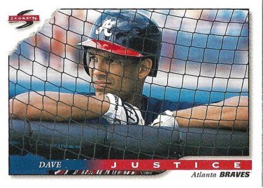 Topps David Justice Baseball Trading Cards