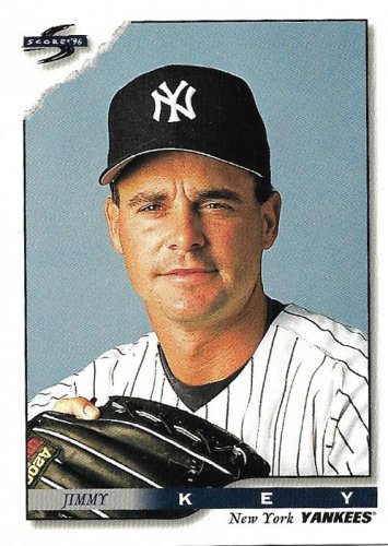 Jimmy Key 1996 Score #444 New York Yankees Baseball Card