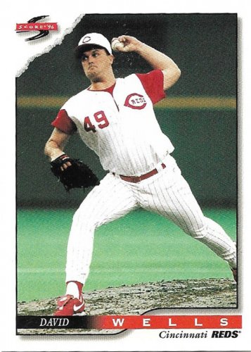 دورا David Wells 1996 Score #471 Cincinnati Reds Baseball Card دورا