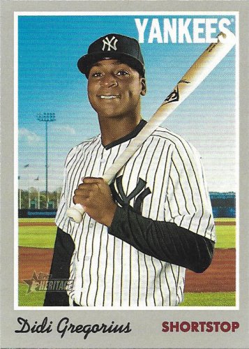 Didi Gregorius 2019 Topps Heritage #114 New York Yankees Baseball Card