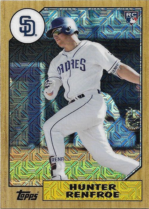 Hunter Renfroe 2017 Topps Continuity Silver Pack Rookie #87-HR San Diego Padres Baseball Card