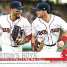 Mookie Betts, Andrew Benintendi 2019 Topps #28 Boston Red Sox Baseball Card Mookie Betts, Andrew Benintendi 2019 Topps #28 Boston Red Sox Baseball Card
