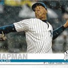 Aroldis Chapman 2019 Topps #99 New York Yankees Baseball Card Aroldis Chapman 2019 Topps #99 New York Yankees Baseball Card