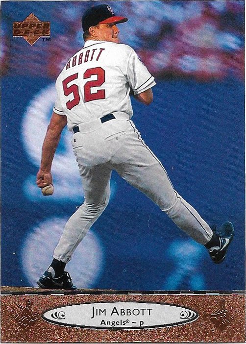 Jim Abbott 1996 Upper Deck #292 California Angels Baseball Card