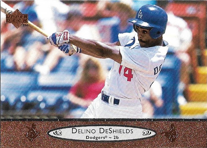Delino DeShields 1996 Upper Deck #356 Los Angeles Dodgers Baseball Card