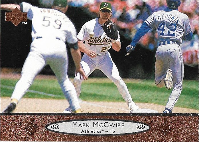 Mark McGwire 1996 Upper Deck #425 Oakland Athletics Baseball Card
