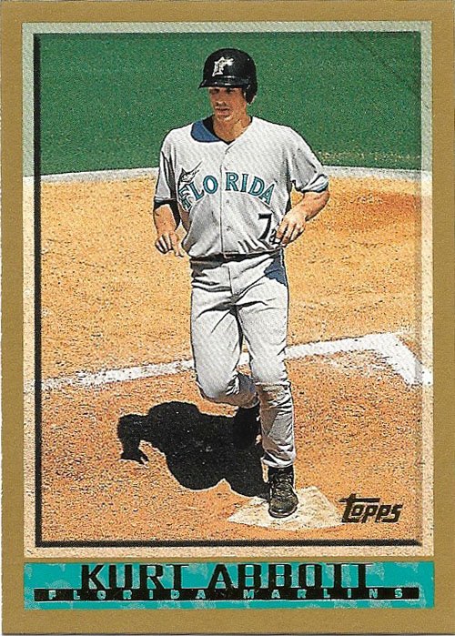 Kurt Abbott 1998 Topps #98 Florida Marlins Baseball Card