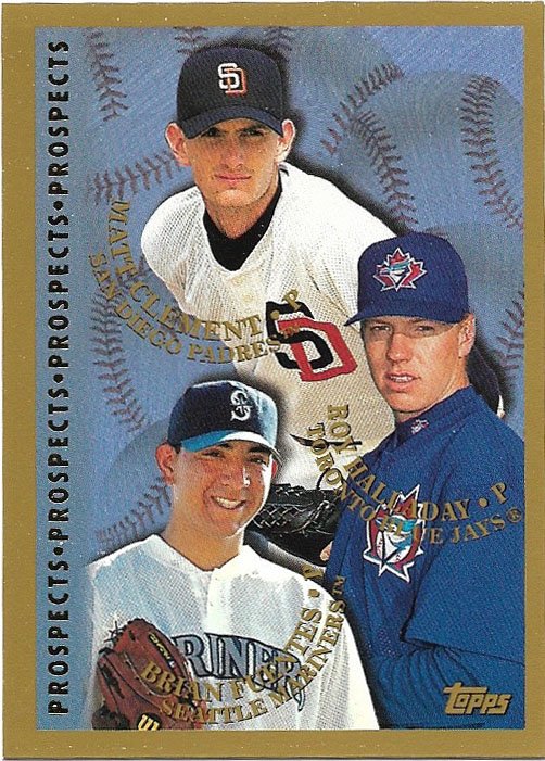 Matt Clement, Roy Halladay, Brian Fuentes 1998 Topps Prospects #264 Baseball Card