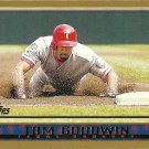 Tom Goodwin 1998 Topps #376 Texas Rangers Baseball Card