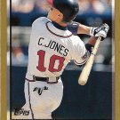 Chipper Jones 1998 Topps #305 Atlanta Braves Baseball Card