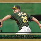 T.J. Mathews 1998 Topps #420 Oakland Athletics Baseball Card