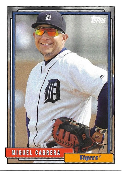 Miguel Cabrera 2017 Topps Archives #297 Detroit Tigers Baseball Card