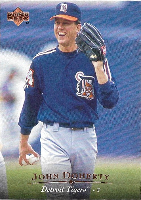 John Doherty 1995 Upper Deck #423 Detroit Tigers Baseball Card