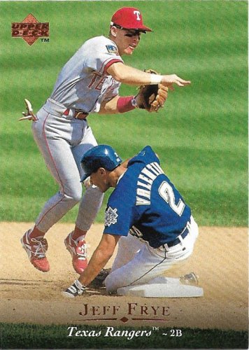 JEFF FRYE TEXAS RANGERS SIGNED 24x36 FOAM BOARD POSTER PHOTO 1of1 1/1 JSA  COA