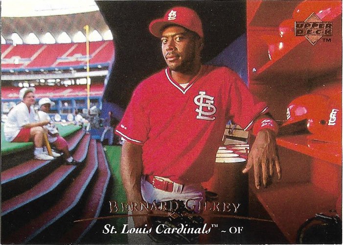 Bernard Gilkey 1995 Upper Deck #303 St. Louis Cardinals Baseball Card