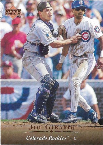 Joe Girardi 1995 Upper Deck #409 Colorado Rockies Baseball Card