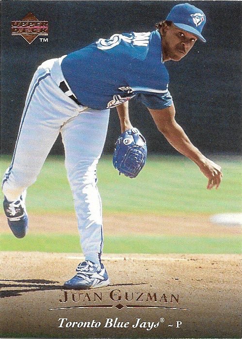 Juan Guzman 1995 Upper Deck #287 Toronto Blue Jays Baseball Card
