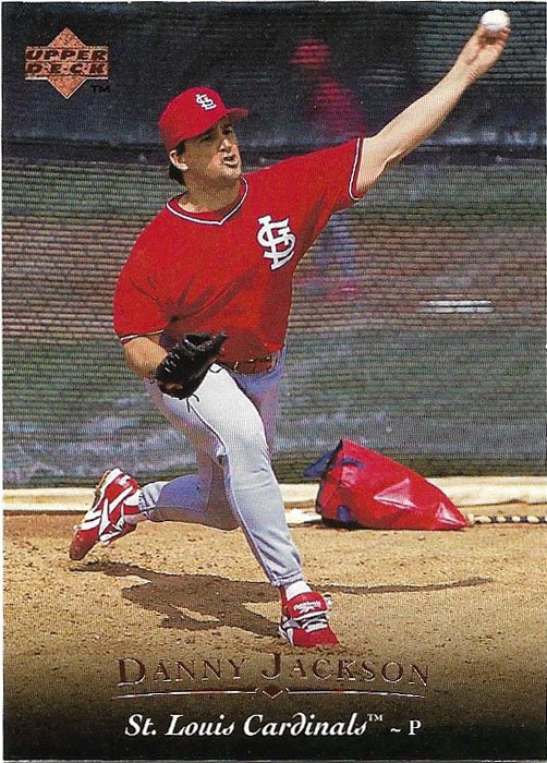 Danny Jackson 1995 Upper Deck #308 St. Louis Cardinals Baseball Card