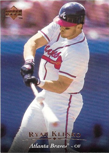 Ryan Klesko 1995 Upper Deck #296 Atlanta Braves Baseball Card