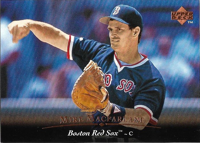 Mike MacFarlane 1995 Upper Deck #396 Boston Red Sox Baseball Card