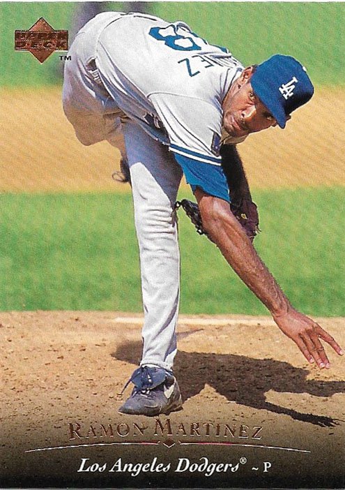 Ramon Martinez 1995 Upper Deck #321 Los Angeles Dodgers Baseball Card