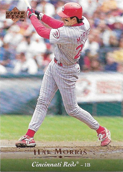 Hal Morris 1995 Upper Deck #406 Cincinnati Reds Baseball Card