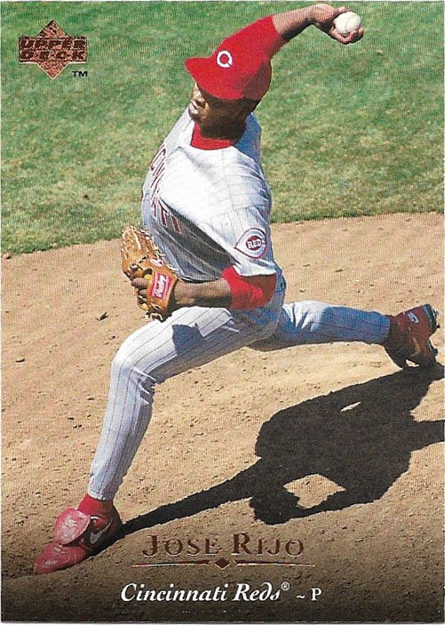 Jose Rijo 1995 Upper Deck #407 Cincinnati Reds Baseball Card
