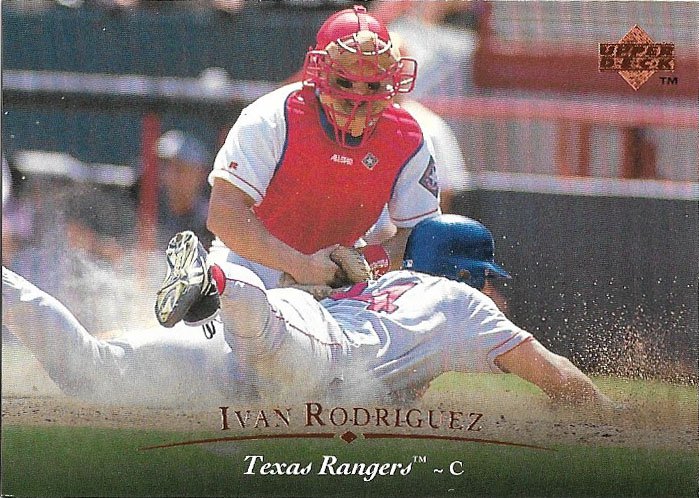 Ivan Rodriguez 1995 Upper Deck #391 Texas Rangers Baseball Card