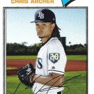 Chris Archer 2018 Topps Archives #132 Tampa Bay Rays Baseball Card