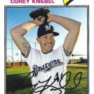Corey Knebel 2018 Topps Archives #199 Milwaukee Brewers Baseball Card Corey Knebel 2018 Topps Archives #199 Milwaukee Brewers Baseball Card