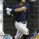 Tirso Ornelas 2019 Bowman Chrome Prospects #BCP-7 San Diego Padres Baseball Card Tirso Ornelas 2019 Bowman Chrome Prospects #BCP-7 San Diego Padres Baseball Card