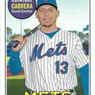 Asdrubal Cabrera 2018 Topps Heritage #536 New York Mets Baseball Card