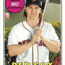 Brock Holt 2018 Topps Heritage #691 Boston Red Sox Baseball Card