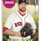 Brian Johnson 2018 Topps Heritage #582 Boston Red Sox Baseball Card