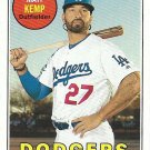 Matt Kemp 2018 Topps Heritage Short Print #713 Los Angeles Dodgers Baseball Card