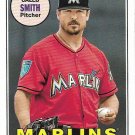 Caleb Smith 2018 Topps Heritage Rookie #647 Miami Marlins Baseball Card