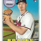 Mike Soroka 2018 Topps Heritage Rookie #657 Atlanta Braves Baseball Card