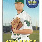 Blake Treinen 2018 Topps Heritage #673 Oakland Athletics Baseball Card