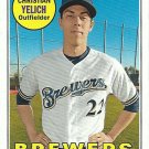 Christian Yelich 2018 Topps Heritage Short Print #720 Milwaukee Brewers Baseball Card