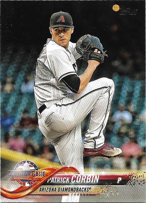 Patrick Corbin 2018 Topps Update #US109 Arizona Diamondbacks Baseball Card