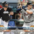 Mike Gerber, Grayson Greiner 2018 Topps Update Rookie #US36 Detroit Tigers Baseball Card