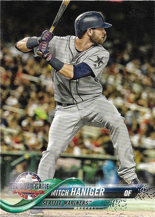 Mitch Haniger 2018 Topps Update #US236 Seattle Mariners Baseball Card