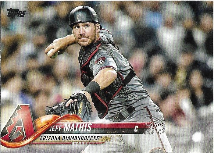 Jeff Mathis 2018 Topps #474 Arizona Diamondbacks Baseball Card