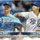 Trevor Oaks, Eric Stout 2018 Topps Update Rookie #US56 Kansas City Royals Baseball Card