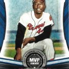 Hank Aaron 2017 Topps MVP Award Winner #MVP-30 Milwaukee Braves Baseball Card