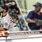 Jordan Jankowski, Reymin Guduan 2017 Topps Update Rookie #US297 Houston Astros Baseball Card