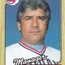 Pat Corrales 1987 Topps #268 Cleveland Indians Baseball Card