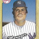 Lou Piniella 1987 Topps #168 New York Yankees Baseball Card