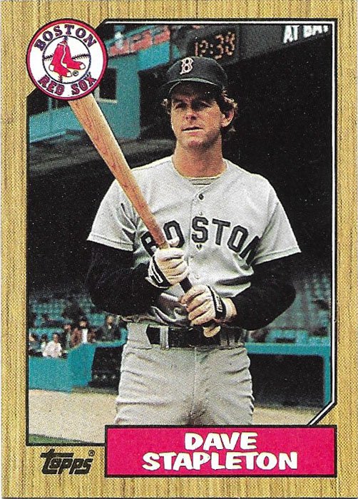 Dave Stapleton 1987 Topps #507 Boston Red Sox Baseball Card