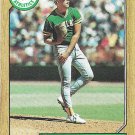 Dave Von Ohlen 1987 Topps #287 Oakland Athletics Baseball Card